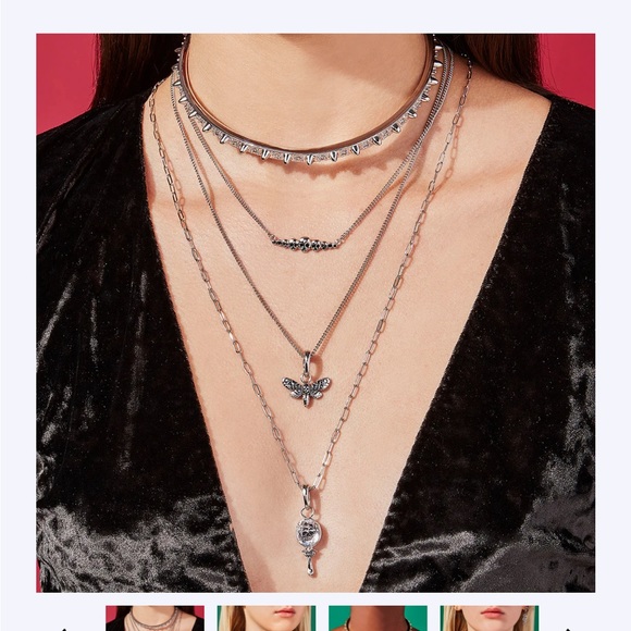 Little Rooms Jewelry - Runaway Little Rooms Necklace-white